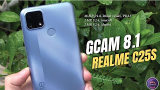 Google Camera 81 for Realme C25s  Gcam vs Camera Stock [upl. by Atinnor114]