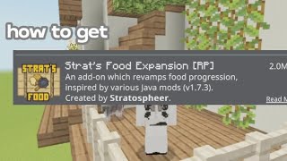 how to get the strats food expansion pack 1 minute tutorial  Easy [upl. by Gudren]