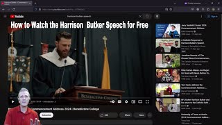 How to Watch the Unedited Harrison Butker Benedictine College Commencement Address for Free [upl. by Stoops188]