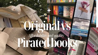 Original paper backs vs Pirated books ✨ Which is more affordable 🤷‍♀️Affordability 💸  Quality 🌷 [upl. by Draneb]