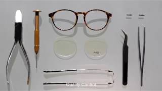 Professional eyewear frames manufacturing process [upl. by Eiromem189]