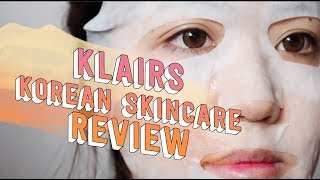 Klairs Korean Skincare Products Review  thatxxRin [upl. by Anirual]