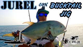 Como Pescar con PLUMILLAS BUCKTAIL JIG [upl. by Anastatius]