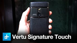 Vertu Signature Touch  Hands On Review [upl. by Leroj]