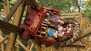 Silver Dollar Citys Outlaw Run  Front Seat Ride [upl. by Kartis]