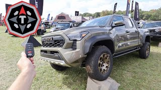 2024 Toyota Tacoma Trailhunter  Start Up Walkaround Interior Look and Review [upl. by Retxab710]