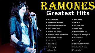 RAMONES Greatest Hits Full Album 2021  The Best Of RAMONES Best Playlist [upl. by Alehc]