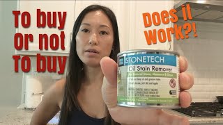 StoneTech Oil Stain Remover Review  Does it work [upl. by Matthew]