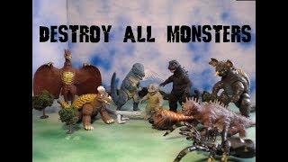 Destroy All Monsters Stop Motion Movie [upl. by Enriqueta145]