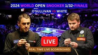 Ronnie OSullivan Vs Michael White LIVE Score UPDATE Today Match 2024 World Open Snooker 132Finals [upl. by Angell]