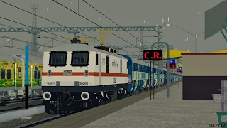 92 IRFCA  MSTSOR Indian Railways 12101Jnaneswari Super Deluxe Express Activity Gameplay Part 1 [upl. by Ahsiaa]