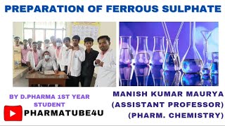 HOW TO PREPARE FERROUS SULPHATE [upl. by Llenor]