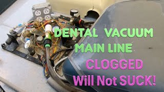 How to Fix Dental Suction Line inaccessible and clogged [upl. by Ydaf]