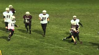 Chatham Cougars Football Peewee Wallaceburg vs McGregor  Nov 1 2015 [upl. by Alleinad]