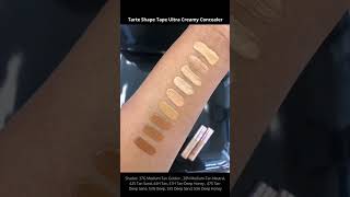 TARTE  Shape Tape Concealer  Caramel Swatches is now Autumn Swatches [upl. by Domini706]