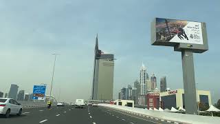 Palm Jumeirah to Tecom  DUBAI 4K drive [upl. by Ssegrub322]