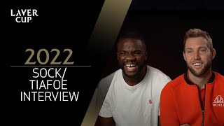 Jack Sock amp Frances Tiafoe Interview  Laver Cup 2022 [upl. by Assilram]