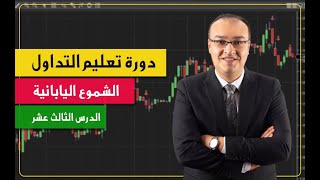 دورة تعليم التداول  الشموع اليابانية  الدرس الثالث عشر [upl. by Maurer]