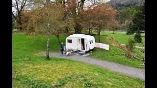 classic caravan 1974 Castleton Rovana at Fell Foot NT [upl. by Nwahsir]