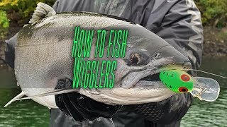 How To Salmon Fish With Brads Wigglers In Rivers amp Creeks [upl. by Gaile]