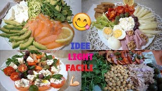 5 IDEE per PRANZI e CENE Light Facili e Fresche   Carlitadolce [upl. by Gefell]