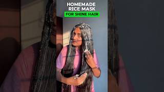 Homemade rice mask for shiny hair haircaretipsintamil haircare hairfalltips haircareroutine [upl. by Desai]