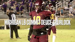 Michigan LB Commit Deuce Spurlock Is A BEAST [upl. by Chip]