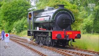 A VISIT TO TENTERDEN AND THE KENT amp EAST SUSSEX RAILWAY Kent UK 2013 06 27 [upl. by Ozen]