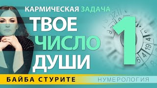 Кармическая задача ЧИСЛО ДУШИ 1 🔷 Нумерология по дате рождения [upl. by Ainslie]