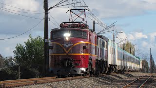 Tren Santiago  Temuco salidas con locomotoras E3020 y D16012  efe trenes de chile [upl. by Ardet678]