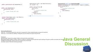 Purpose of Synchronized and ReEntrantLock in Thread [upl. by Sela]