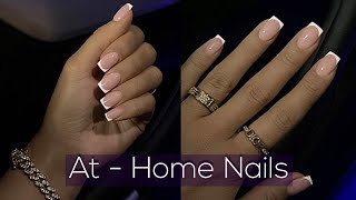 HOW I DO MY NAILS AT HOME  💅🏼 eemmahallberg [upl. by Waltner]