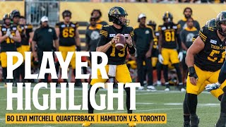 Player Highlight  Bo Levi Mitchell QB  Labour Day Classic Game VS Toronto Argonauts [upl. by Nuahsal]