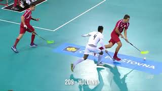 Floorball Referees  WFC2018  Penalties examples [upl. by Chuah]