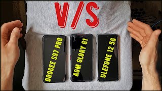 Сравнение 3 БРОНЕВИКОВ AGM Glory G1 vs UleFone Armor 12 5G vs Doogee S97 Pro [upl. by Andros]