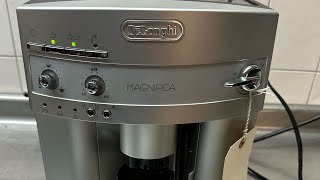 How to descale a Delonghi MAGNIFICA fully automatic espresso machine [upl. by Nylaf509]