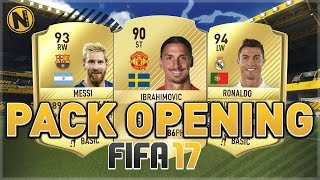 Mon premier Pack Opening FIFA 17  Un joueur à 87 de général [upl. by Nihahs]