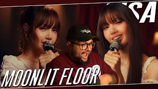 LISA MOONLIT FLOOR Performance Video REACTION  LISA TRYING TO MAKE US MELT 🫠 [upl. by Riannon246]