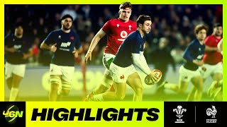 2024 U6N20  HIGHLIGHTS  WALES V FRANCE [upl. by Landry]