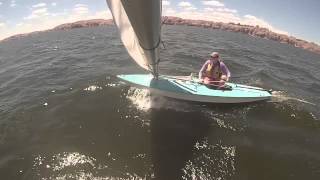 GoPro Sunfish SailingRochester Canoe Club June 22nd 2014 [upl. by Suolevram606]