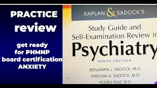 Study guide amp Self examination Review in Psychiatry Anxiety disorder QampA [upl. by Nanerb]