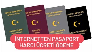 Pasaport Harcı Yatırma  İnternetten Pasaport Harcı Ücreti Ödeme [upl. by Nnyleve542]