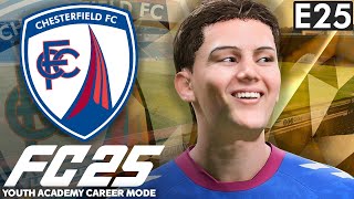 OUR ELITE MIDFIELDERS ARE TOO GOOD  FC 25 YOUTH ACADEMY CAREER MODE EP25  CHESTERFIELD [upl. by Benco881]