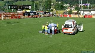 Abdelhak Nouri collapses on pitch in Ajax vs Werder Bremen friendly July 8 2017 [upl. by Rubel]