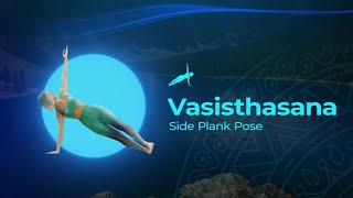 Vasisthasana  Side Plank Pose  Intermediate Yoga  Uni Smart Fitness [upl. by Norraf199]