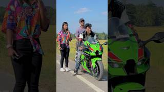 Ex ko chunaa laga Diyaa 😂😂 shorts zx10r ytshorts [upl. by Leicam]