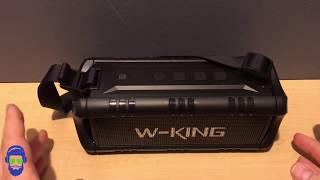 WKing D8 Mini 30W Outdoor Water Resistant Wireless Bluetooth Speaker  JUST WOW  VALUE  Review [upl. by Collimore]