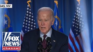 Biden bumbles his way through Las Vegas speech [upl. by Adnyl836]