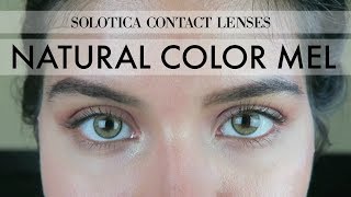 Solotica Natural Colors Mel First Impressions Close Up  10 Discount Code CATS [upl. by Arianie]