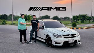 Driving ‘C63 AMG’ For The First Time 😍 500HP [upl. by Pinsky]